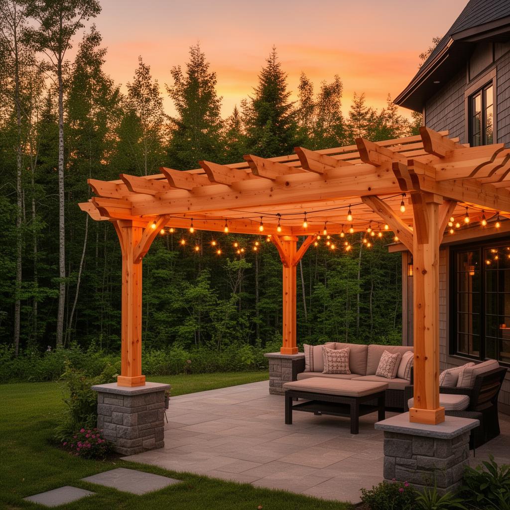 Pergola en cèdre